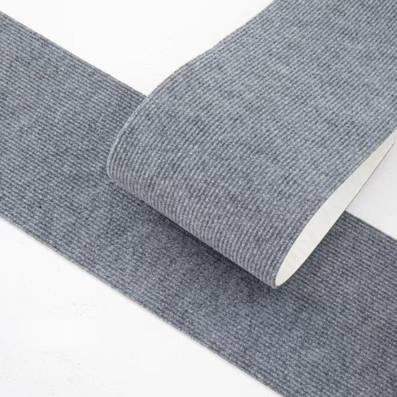 1pc 20x80cm Staircase Mat Non-Slip Self-adhesive Stair Tread Carpet Mat Soft Stripe Protection Cover Pads Home Decor