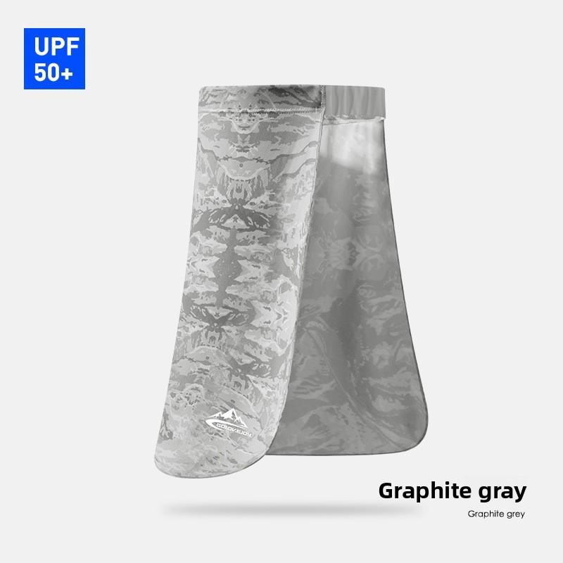 Outdoor Summer Sun Protection Hat With Breathable Ice Silk Face Mask For Men And Women