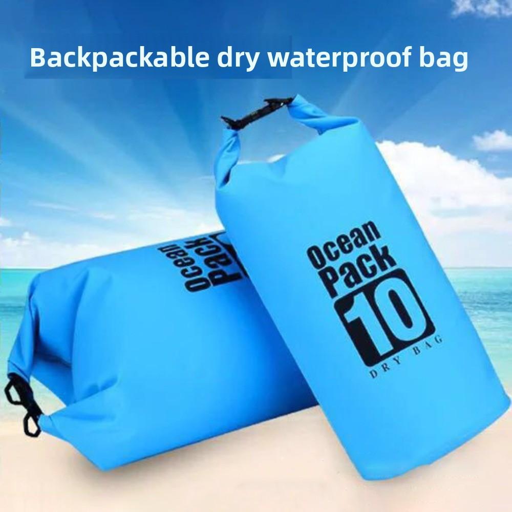 Waterproof Waterproof Dry Bag 10L Beach Backpack Swimming Bucket Bag  Outdoor Travel