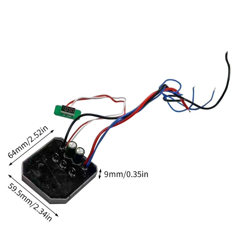 Efficient 36V Electric Chainsaw Circuit Board WBattery Electric Wrench Switches Control Board For 16Inch Power Tool