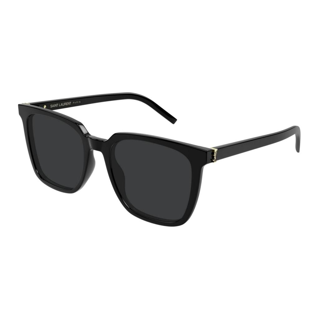 Saint Laurent Full Frame Square Sunglasses Women Sunglasses Black SLM146K