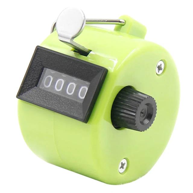 Handheld 4 Digital Tally Counter Mechanical Palm Clicker Number Count Assorted 8 Color Tally Counter Number Count 1