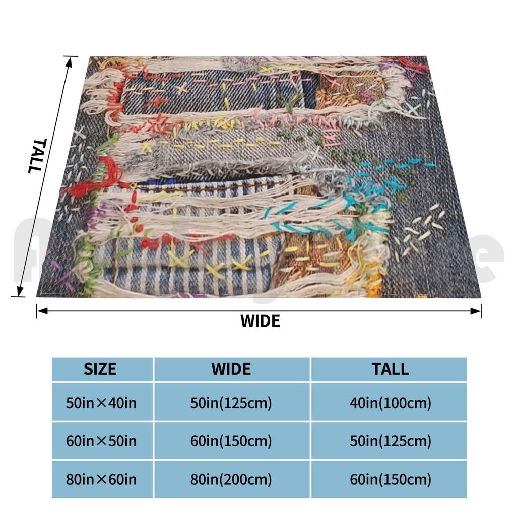 Blanket Hat 2264 Embroidery Patchwork Visible Mending Slow Mending Matters