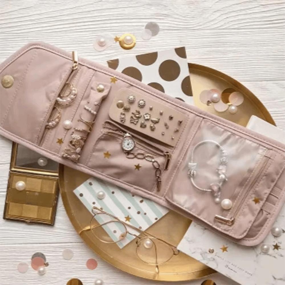 Packing Bag Jewelry Case Organizer Foldable Journey Storage Bags  Girlfriend Gift
