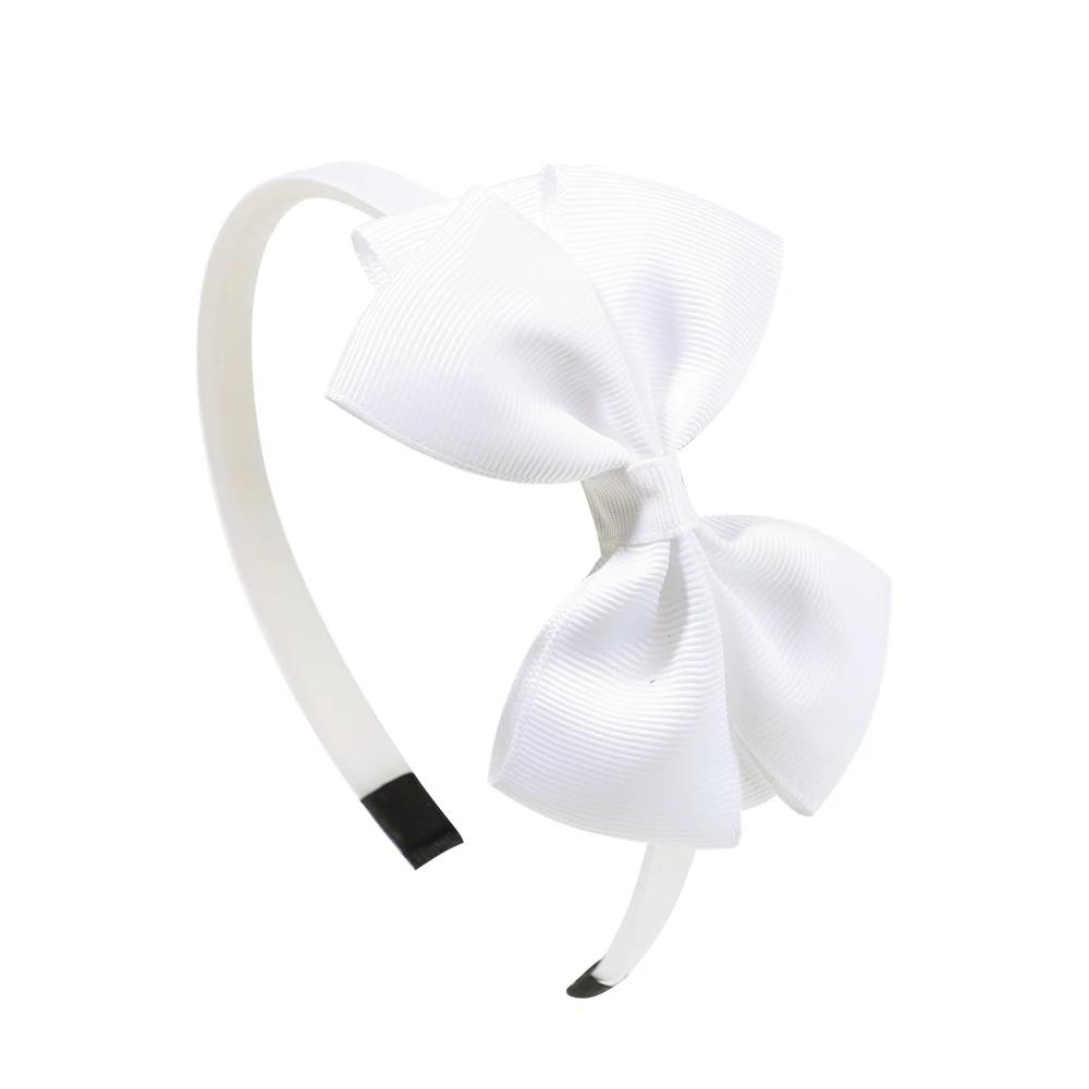 20 Colors Cute Bowknot Baby Girl Hair Band Ribbon Handmade Hair Bows Tiaras Hairbands Headbands Headwear Hair Accessories
