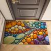 Valentine's Day Doormat Welcome Entrance Door Mat Outdoor Front Room Rugs Foot Mat Hallway Carpet Floor Bath Mats Washable