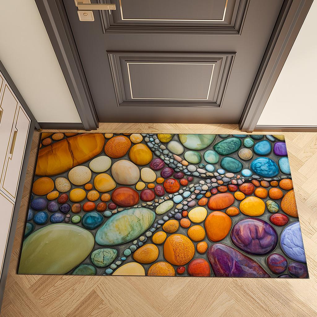 Valentine's Day Doormat Welcome Entrance Door Mat Outdoor Front Room Rugs Foot Mat Hallway Carpet Floor Bath Mats Washable