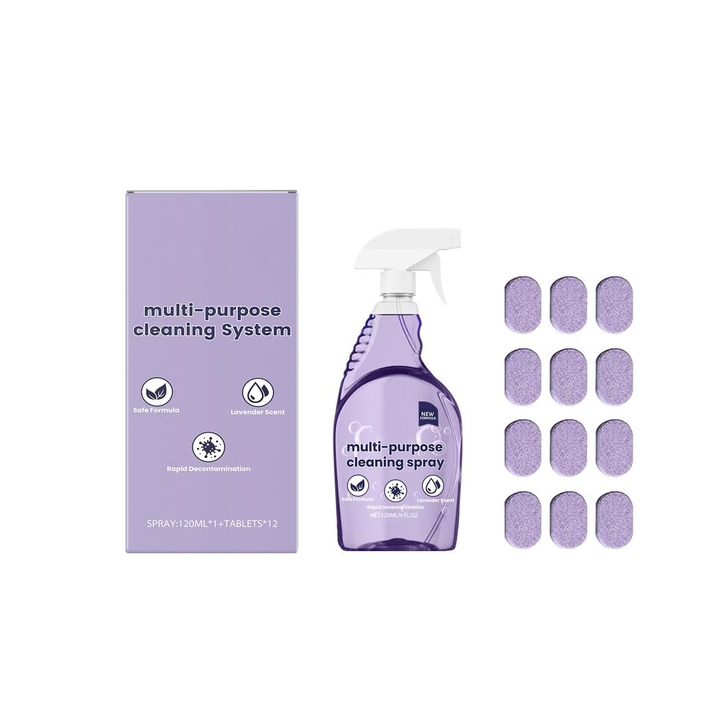 Multi-purpose Stain Cleaning Spray Powerful Cleaning Oil Removing Stain Removing Kitchen Bathroom Cleaner Spray120ml