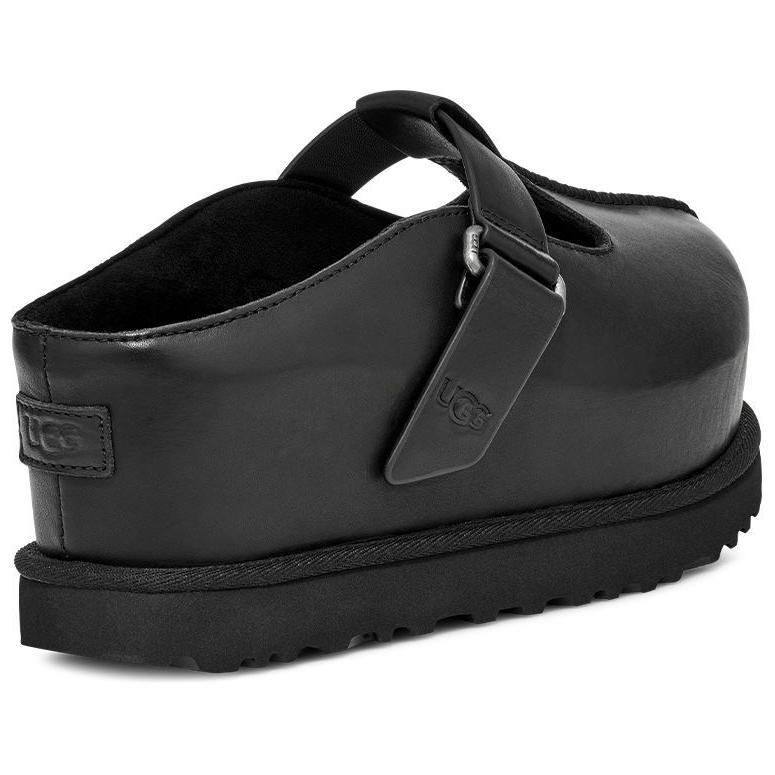 UGG Golden Family Comfortable Fashion EVA Anti-Wear Open-Toe Slippers Women slippers Black 1169591-BLK