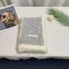 Retro Style Knitted Scarf Korean Style High End Thickened Warm Shawl Autumn and Winter Wool Soft and Waxy Versatile Scarf
