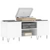 VidaXL Record Cabinet White 121x38x48 Cm Engineered Wood 831676