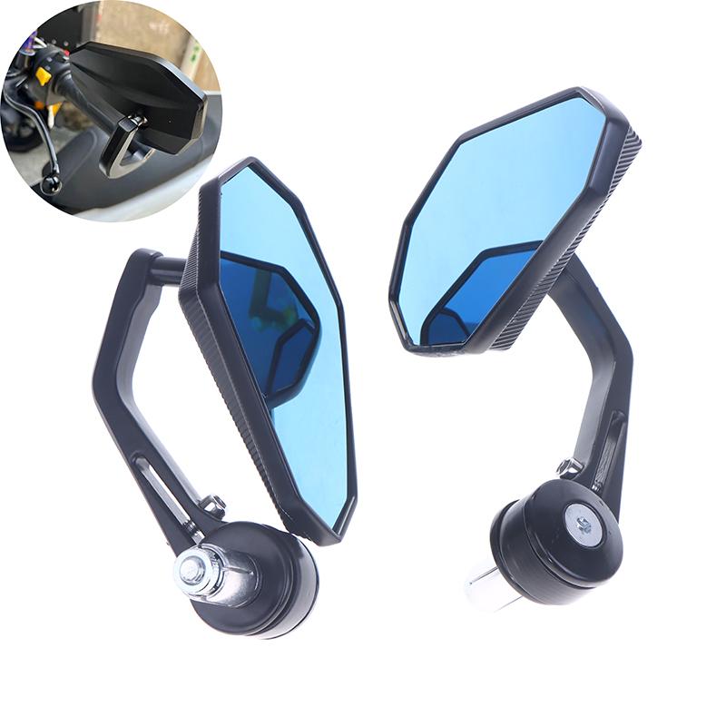 2PCS Universal Pedal Rod End Handlebar Rearview Mirror Of Motorcycle Rearview Mirror Aluminum Alloy Rearview Mirror Accessories
