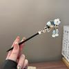 Antique Wooden Hairpin Women's Elegant Hair Stick New Chinese Simple Cheongsam Hairpin Headwear Jewelry Hair Accessories
