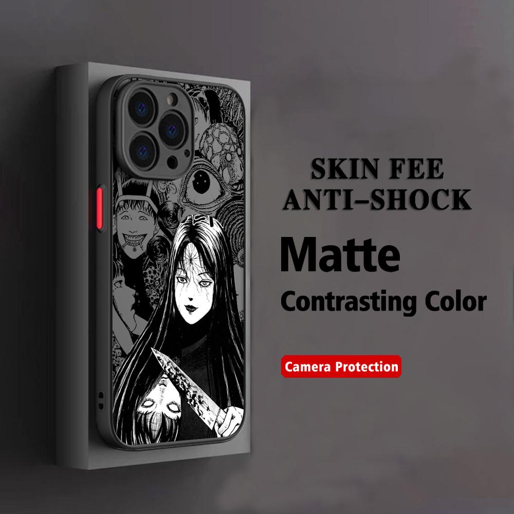 Junji Ito horror Hot comics Phone Case For Xiaomi Redmi Note 14 13 12 12S 11 11S 10 10S 9T 9S 8 7 Pro Plus 4G 5G Matte Clear