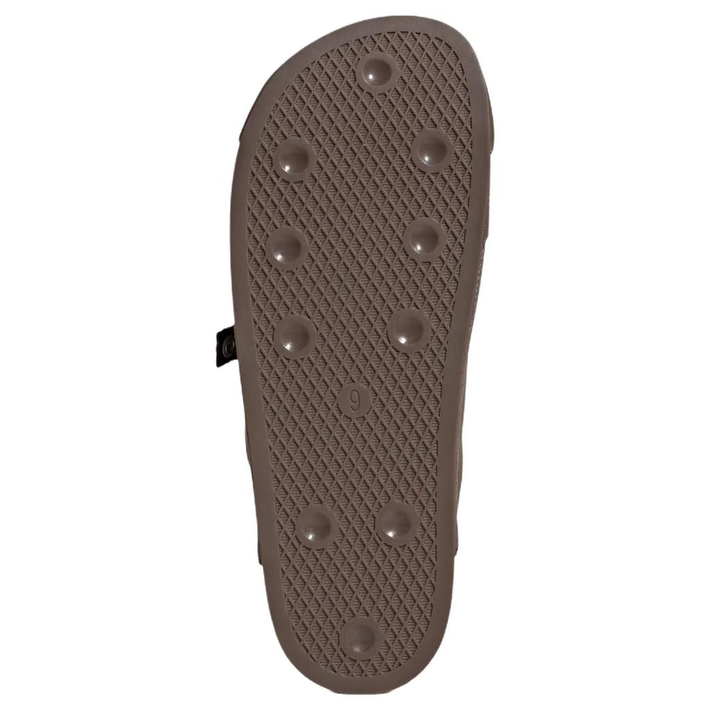 adidas Originals Adimule Slides Versatile Comfortable Rubber Sole Anti-Wear Closed-Toe Slippers Unisex Slippers Dark-Earth-Brown JP9189