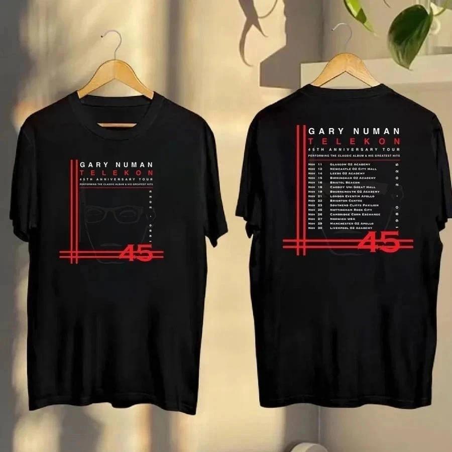 New!!! Gary Numan Telekon 45th Anniversary Tour 2025 Unisex T-Shirt XXXL