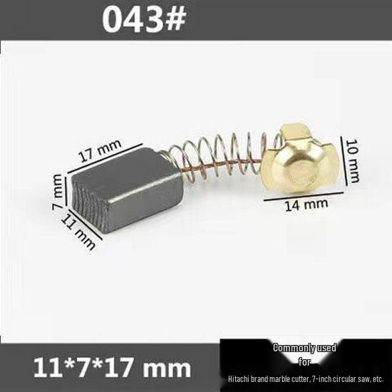 Universal Carbon Brushes for Power Tools: Suitable for Electric Drills, Hammer Drills, Angle Grinders, Cutting and Sawing Machines