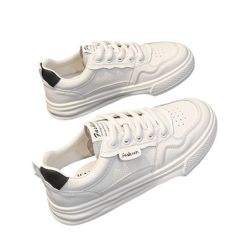 Flat-bottomed Wear-resistant and Lightweight Little White Shoes, Spring and Autumn Board Shoes, New Versatile and Breathable 2025 Casual Sports Soft
