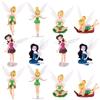 12 Pcs Set Miniature Fairies Figurines Accessories, Planter Pot Hanger Decorations Fairies Flower Pot Plastic Fairy Garden Figur