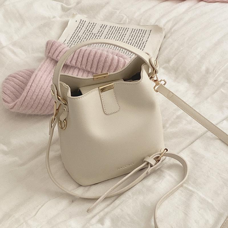 Fashionable Hand-held Small Bag, Simple Bucket Bag, Versatile Single-shoulder Crossbody Bag