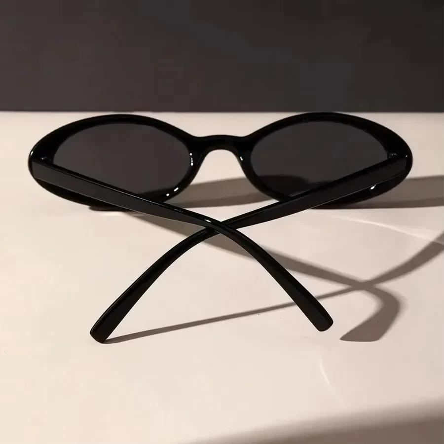 1Pc Sexy Small Oval Sunglasses Retro Leopard Print Frame Fashionable Travel Vacation Accessories