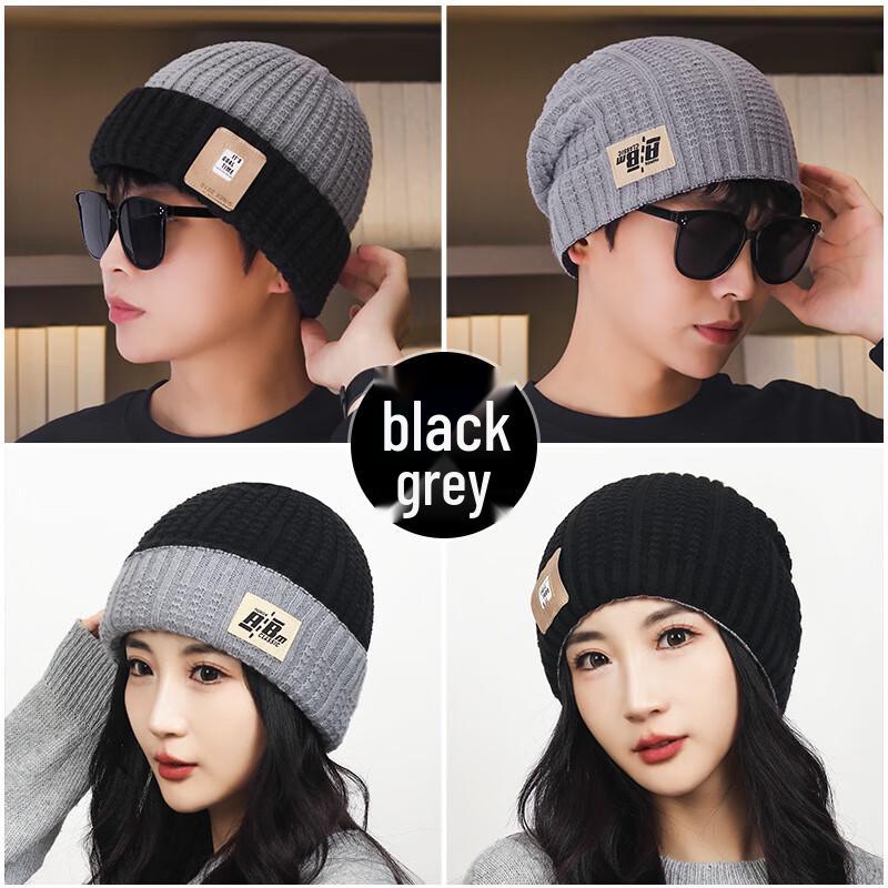 

ZHENYUEQI Double-Sided Knitted Beanie Hat One Size