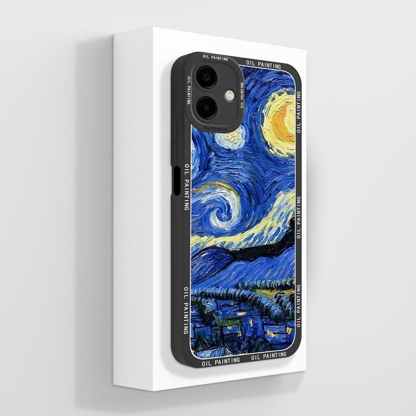 Sacs pour téléphone Pour Samsung A07 M07 F07 A17 M17 F17 M36 F36 M56 S26 Plus A25 Motifs Étiquette Mode Coque Arrière Souple en Silicone antichoc Pour Boîtier Samsung