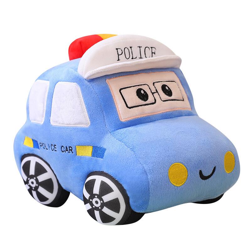 School Bus Plush Toy Stuffed Animal Comfort Car Doll Gift for Kids