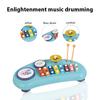 Set de tobe cu xilofon 2 în 1 Instrumente muzicale Cadouri de aniversare Tobe multifuncționale de aplauze colorate 8