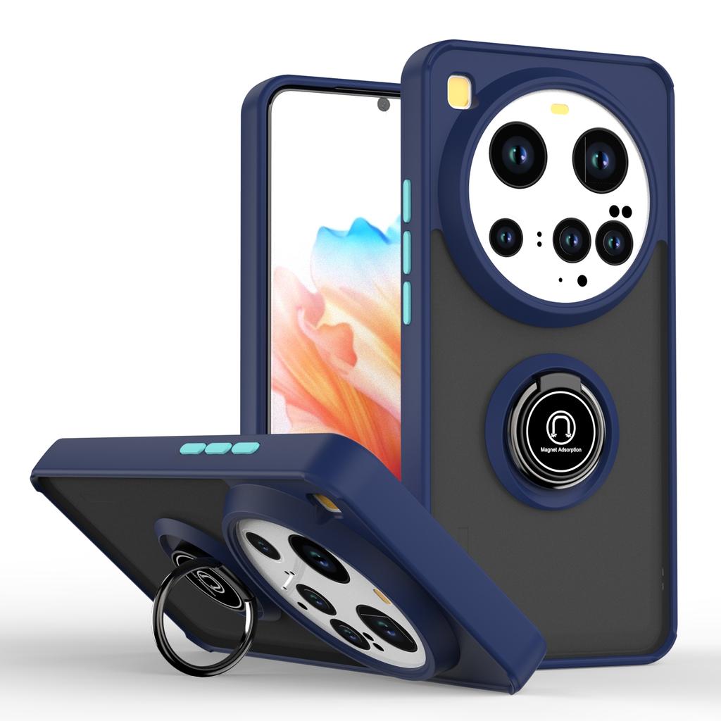 Armor Matte Case For Xiaomi 15 Ultra 5G Cover Ring Magnetic Stand Holder Shockproof Coque Fundas