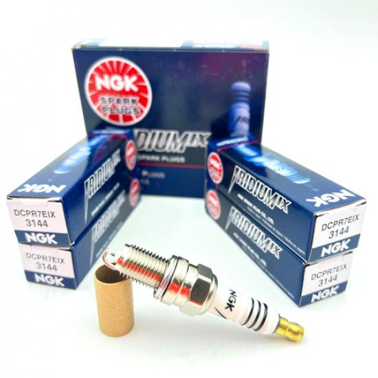 4x  3144 DCPR7EIX 6046 97637 Iridium IX Spark Plugs for Chevy Spark Fiat 500