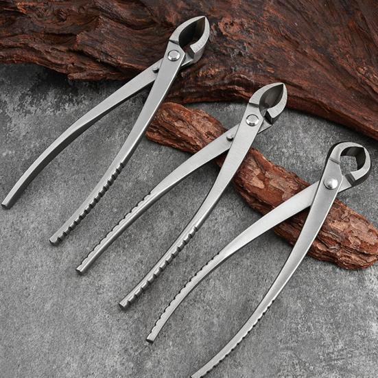 Bonsaiverktøy i rustfritt stål Konkav kutter Kvistkutter Avbiter Jin-tang Trekløyver Bonsaisaks Kraftig hagearbeid Beskjæringspleieverktøy