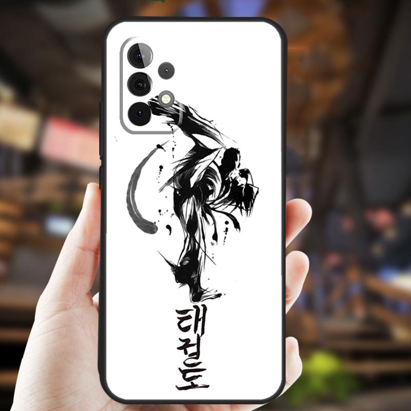 Kung Fu Taekwondo Karate Case For Samsung Galaxy A32 A56 A16 A15 A22 A52 A54 A14 A26 A36 A55 A35 A05 A06 A53 A33 A13