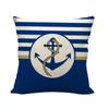 Minimalist Style Anchor For Boats Digital Printing Short Plush Pillow Covers For Car Sofa Office Cushion Cover Home Goods