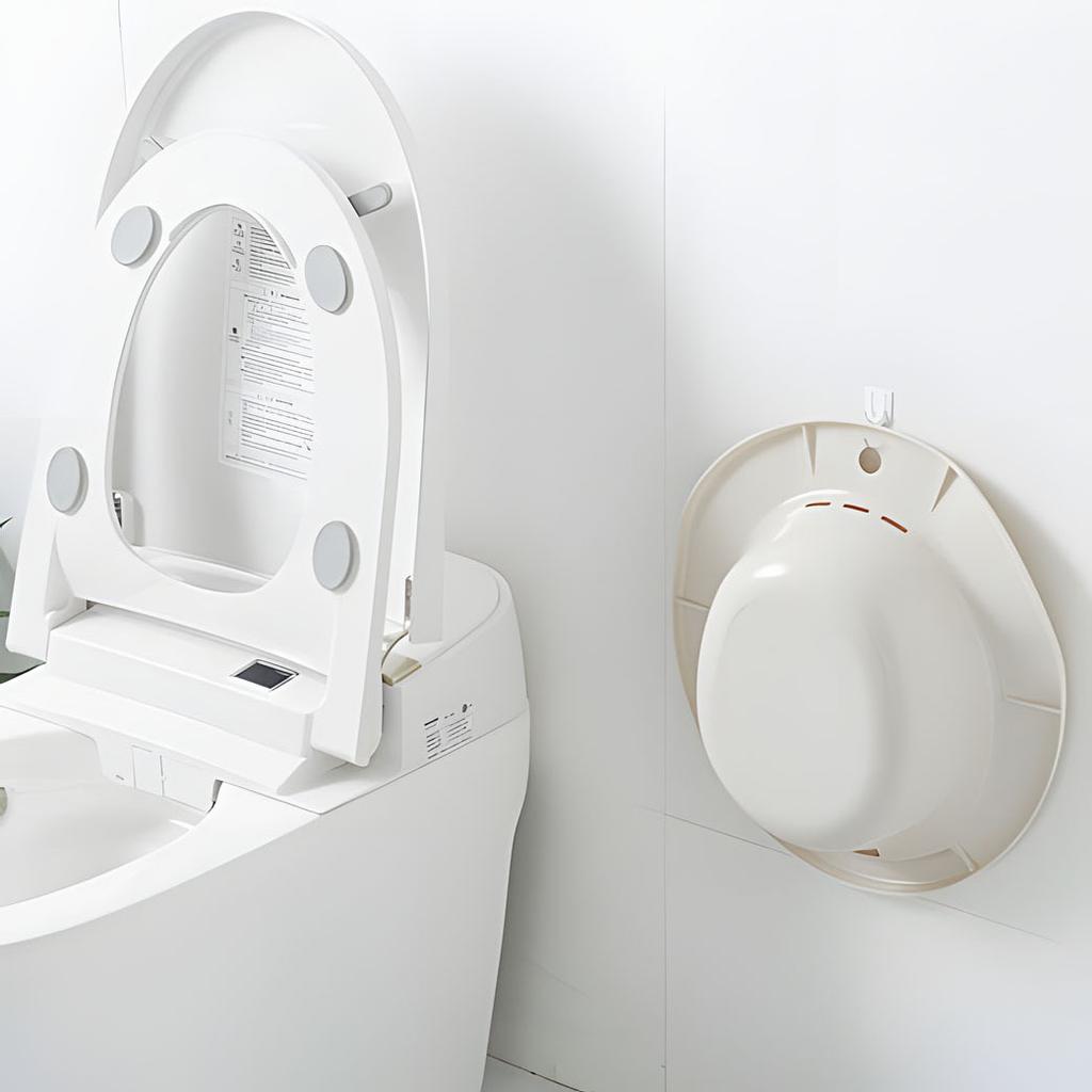 1 pieza Bidé, Lavabo para Baño para Lavar las Nalgas, Asiento de Inodoro sin Sentadilla, Lavabo de Inodoro para Confinamiento Postparto para Mujeres Embarazadas