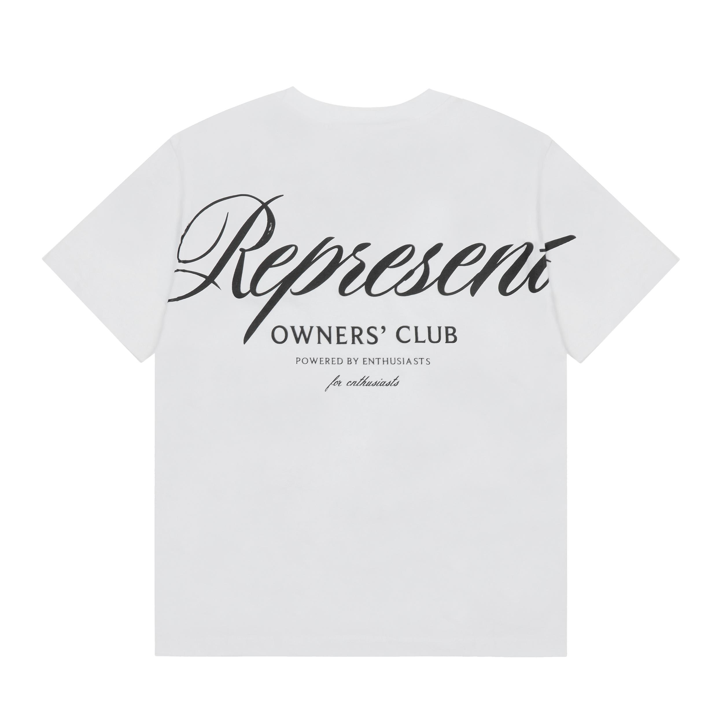 

Унісекс Футболка з бавовни з написом Owners Club Мінімалістичний Люкс Streetwear Короткий рукав Чоловіки Жінки L