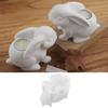 Flexible Silicone Mold Rabbit Shape Silicone Candlestick Moulds Suitable for Creating Decorative Candle and Resin Crafts
