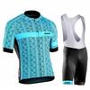 Men Women Cycling Jersey Set Short Sleeve Breathable Mountain Bike Apparel Riding Gear