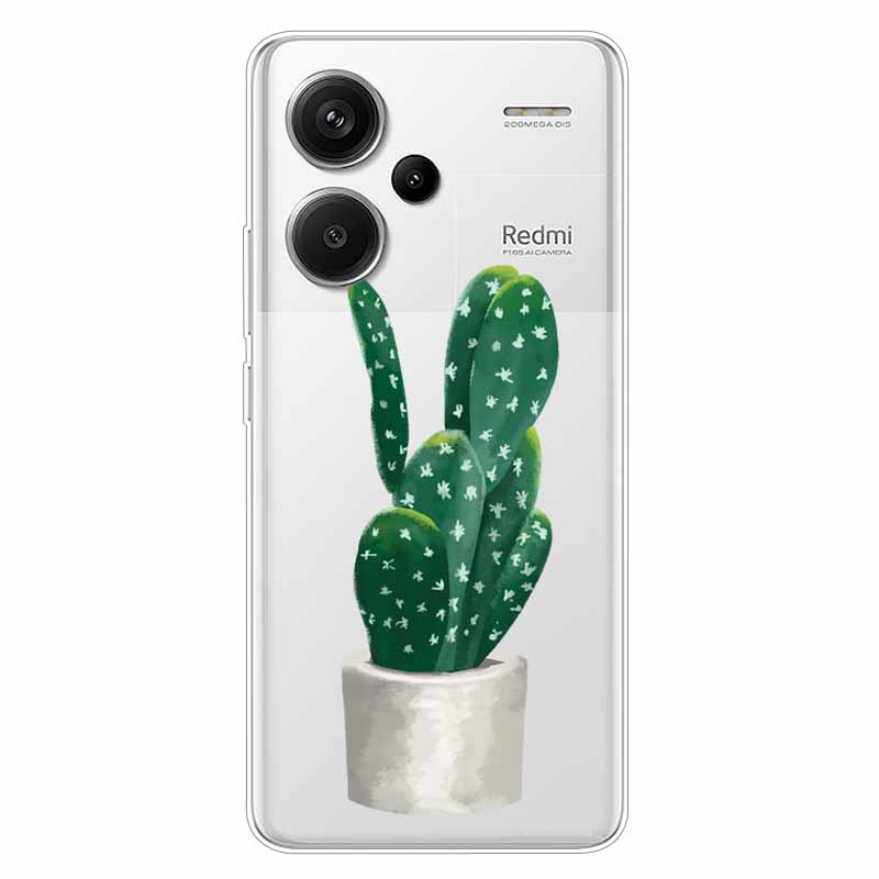 For Redmi Note 13 Pro Plus 5G Case Clear TPU Soft Back Cover for Xiaomi Redmi Note 13 Pro+ 5G Transparent Silicone Cases Funda