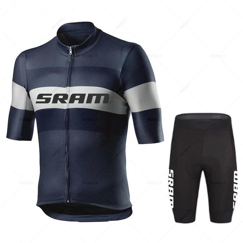 Sram Pro Cycling Clothing for Men, Road Bike Wear, Racing Clothes, Quick Dry, Bicycle Jersey Set, New, 2026