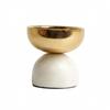 Modern Decorative Candle Holder Compact with Marble Base Sturdy