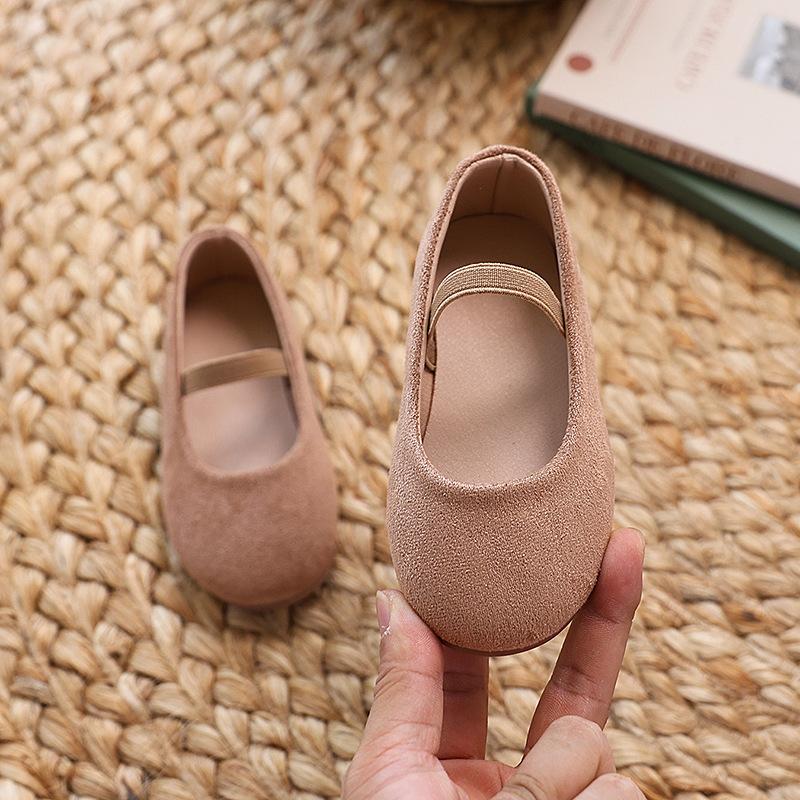 Girls' Cute Candy-Colored Summer Flats, Children's Solid Color Versatile Dance Performance Shoes for Young, Middle, and Older Kids