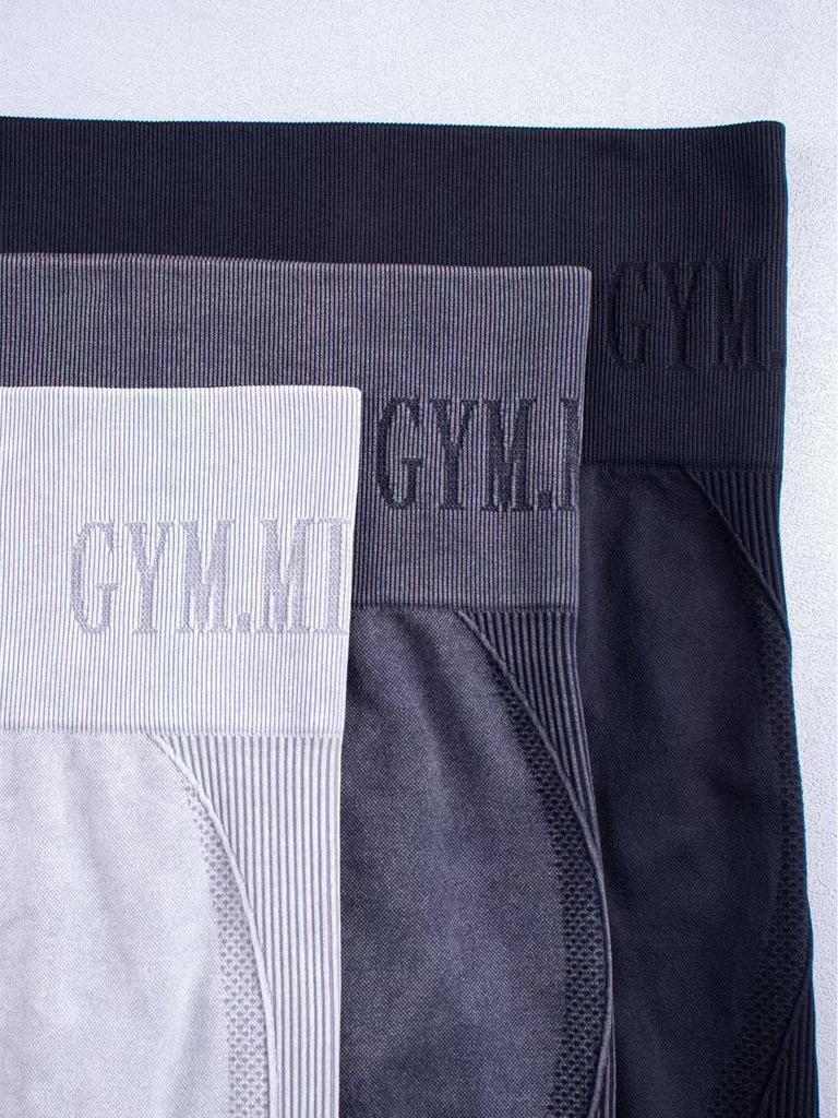 Seamless Women's Yoga Pants: Sand Washed, Quick Dry, Butt Lifting, Tight Fit, Letter Print, Sports Fitness Long Pants
