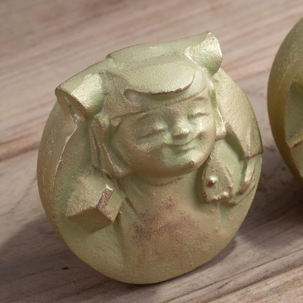 Two Lucky Gods Ebisu Daikokuten Nitten Sculptor Sotaro Saegusa Statue Ornament Seven Lucky Gods Ebisu Takaoka Copperware & Prototype_Buddha (Fukujin)