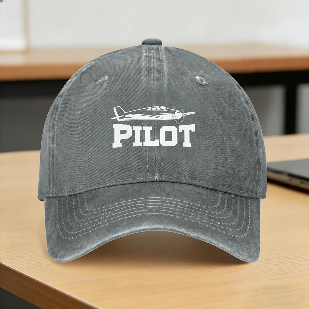 Plant PILOT Logo Baseball Cap Hiking Fishing Breathable Hip Hop Hats Unisex Women Trendy Print Baseball Caps