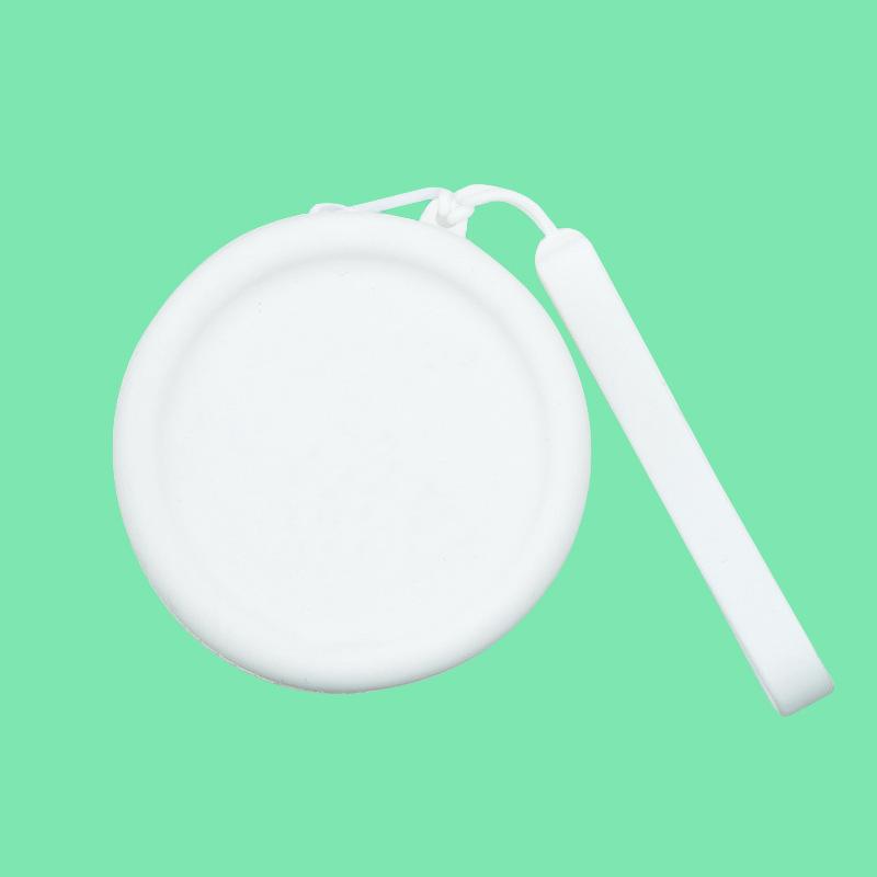 Solide, runde, quadratische Münzbeutel aus Silikon, weich, klein, Designer-Reißverschluss, Münzgeldbörse, Mini-Geldbörse, Beutel, Aufbewahrungsbeutel für Ohrringe und Kopfhörer