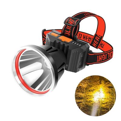 LED-Scheinwerfer, Angelscheinwerfer, Teleskop-Zoom, wasserdicht, für Outdoor-Camping, Taschenlampe, Kopfmontage, Nachtlicht