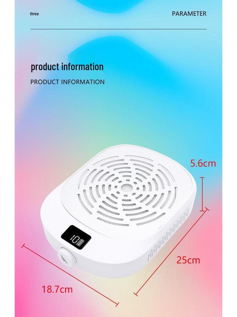 Nail Art Silent High Suction Vacuum Cleaner and Dust Grinder