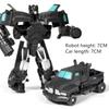 Children Toys Mini Transformation Robot Kit Toys Models 2 In 1 Deformed Car Toy Robots Toys for Kids Gift  Action Figure