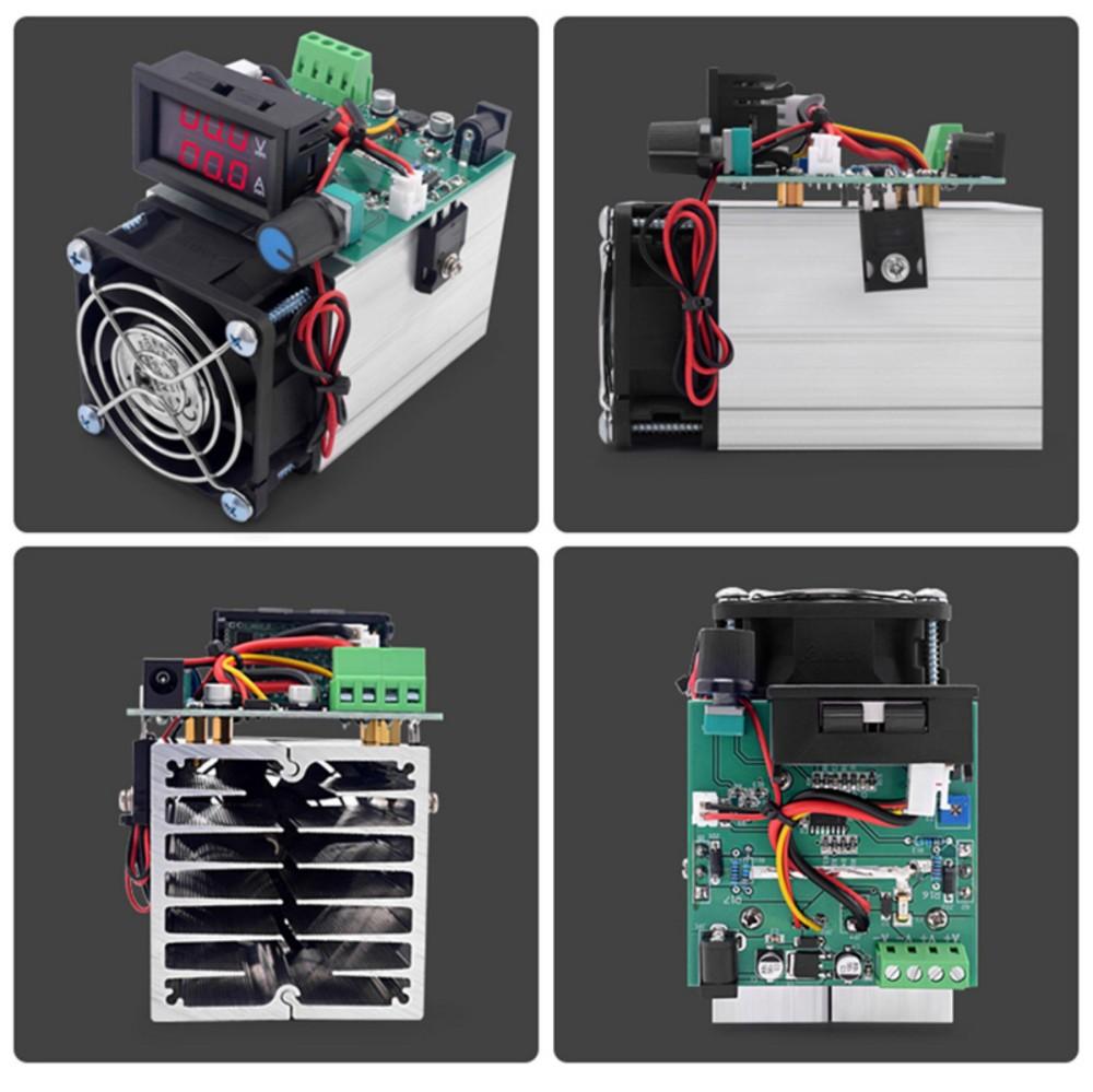 100W/250W 10A/20A Adjustable Electronic Load Module High-Power Constant Current Electronic Load Module DC12V Input Load Board